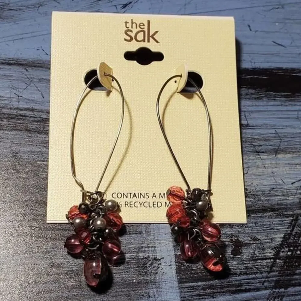 NEW the Sak jeweled chandelier earrings‎